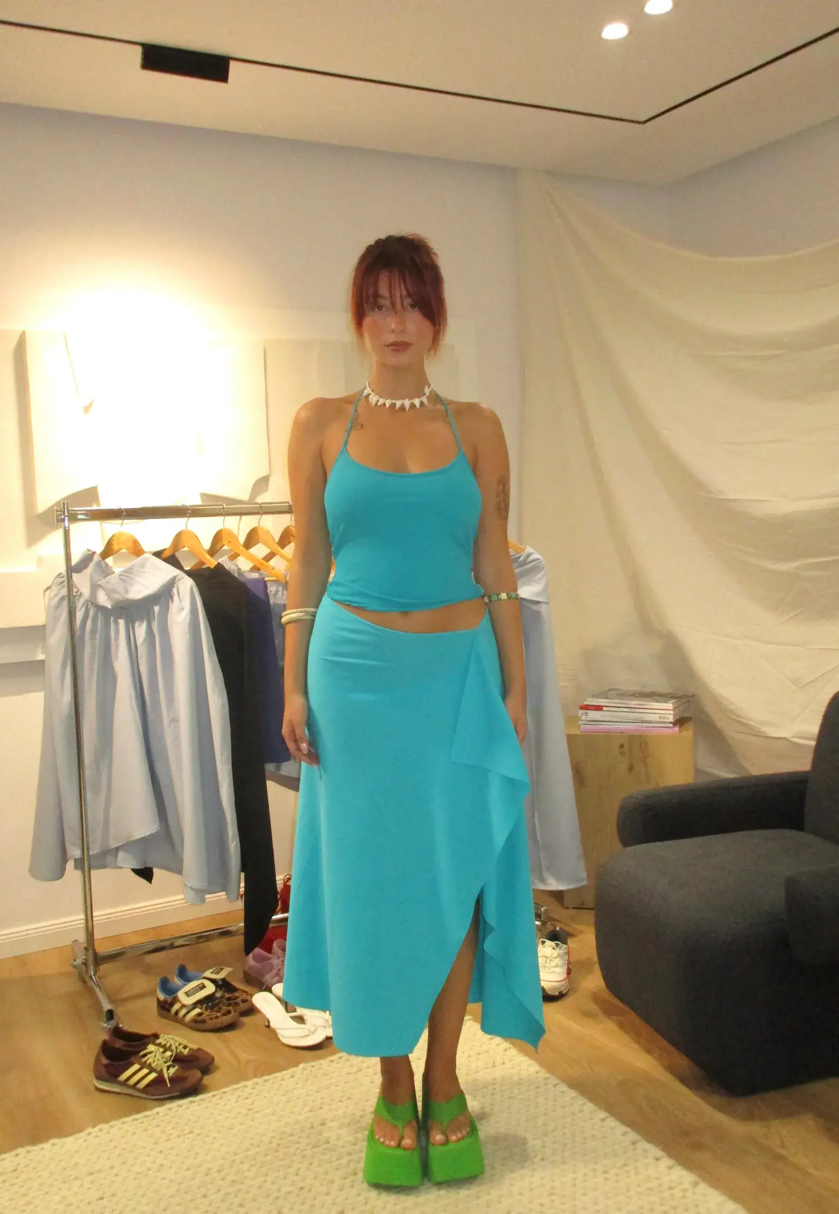 Two-Tone Coral Blue Set image 1