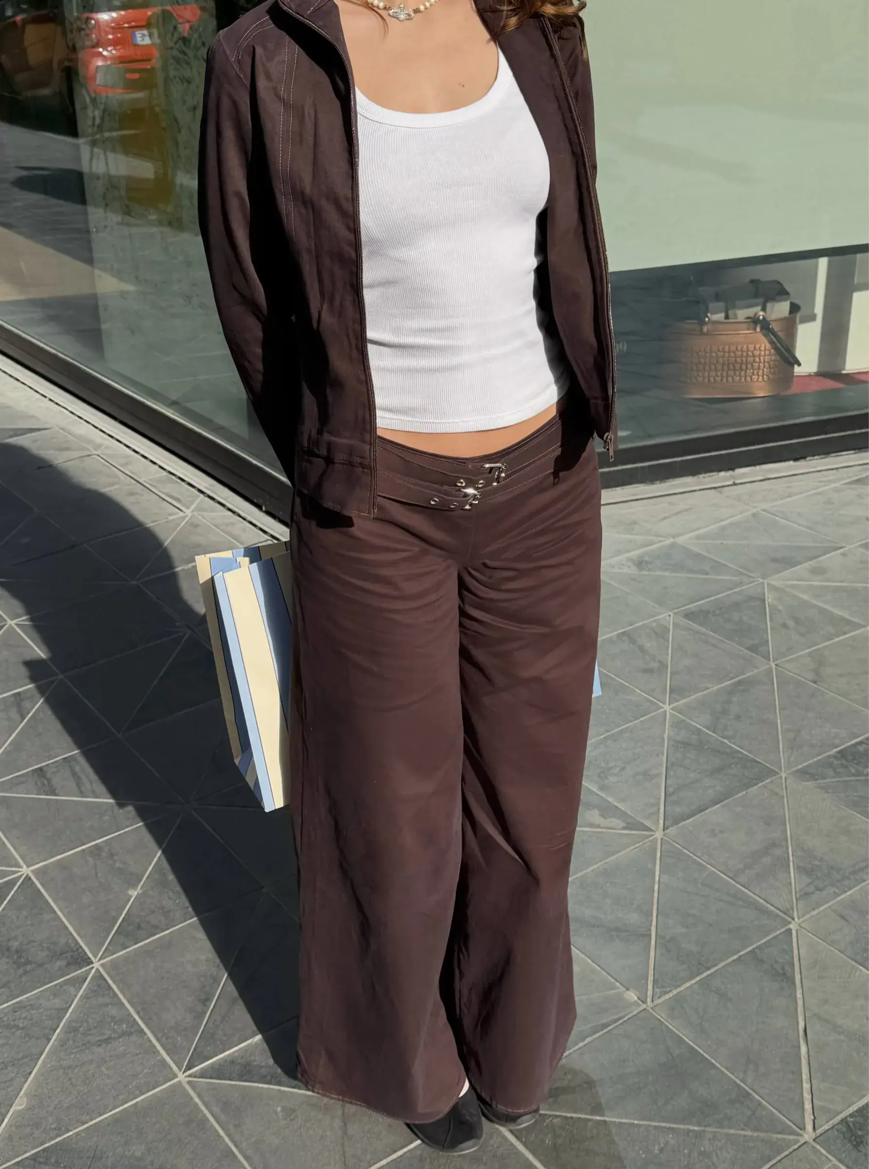Brown Peach Skin Set image 3