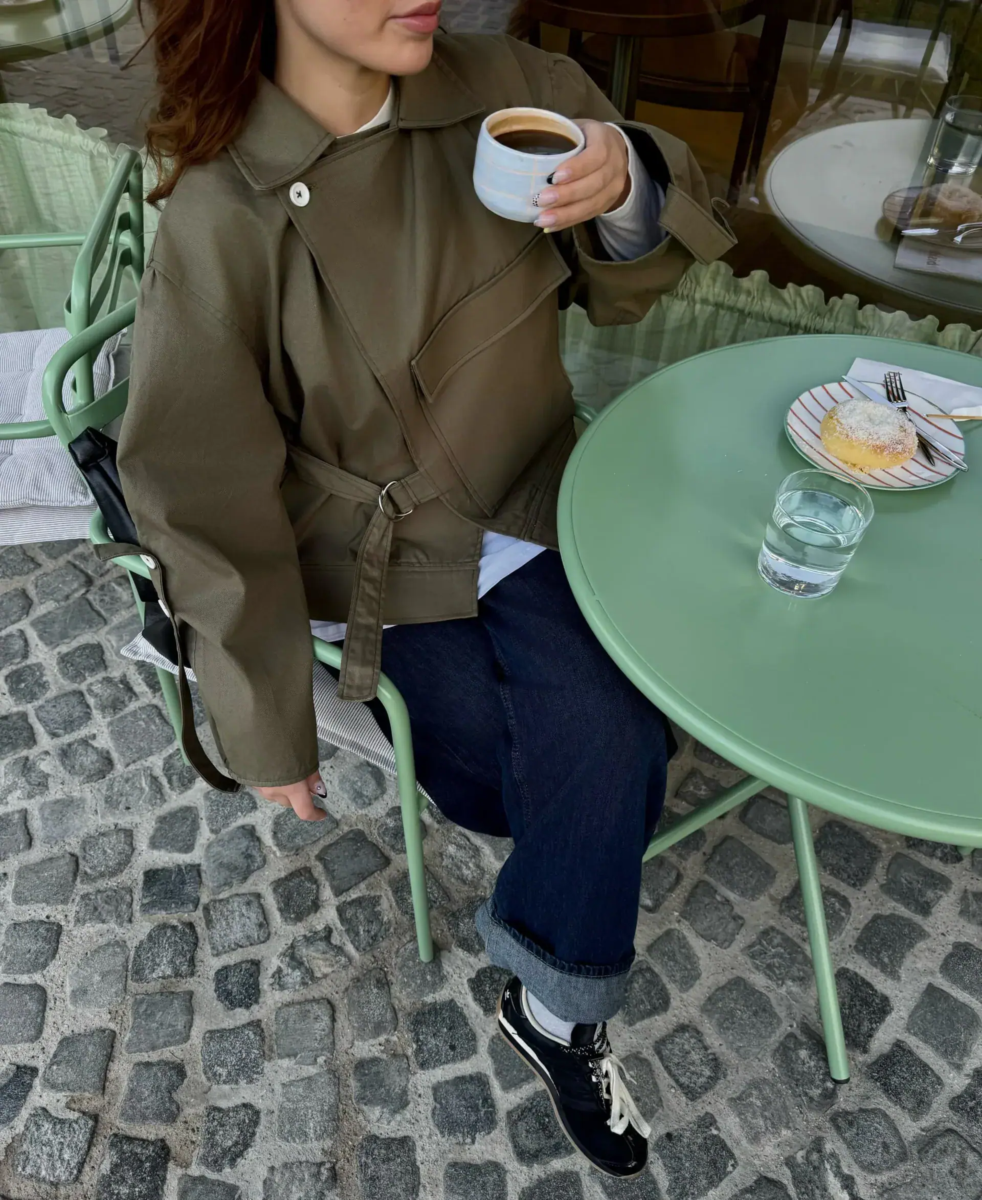 Green Trench Jacket image 1