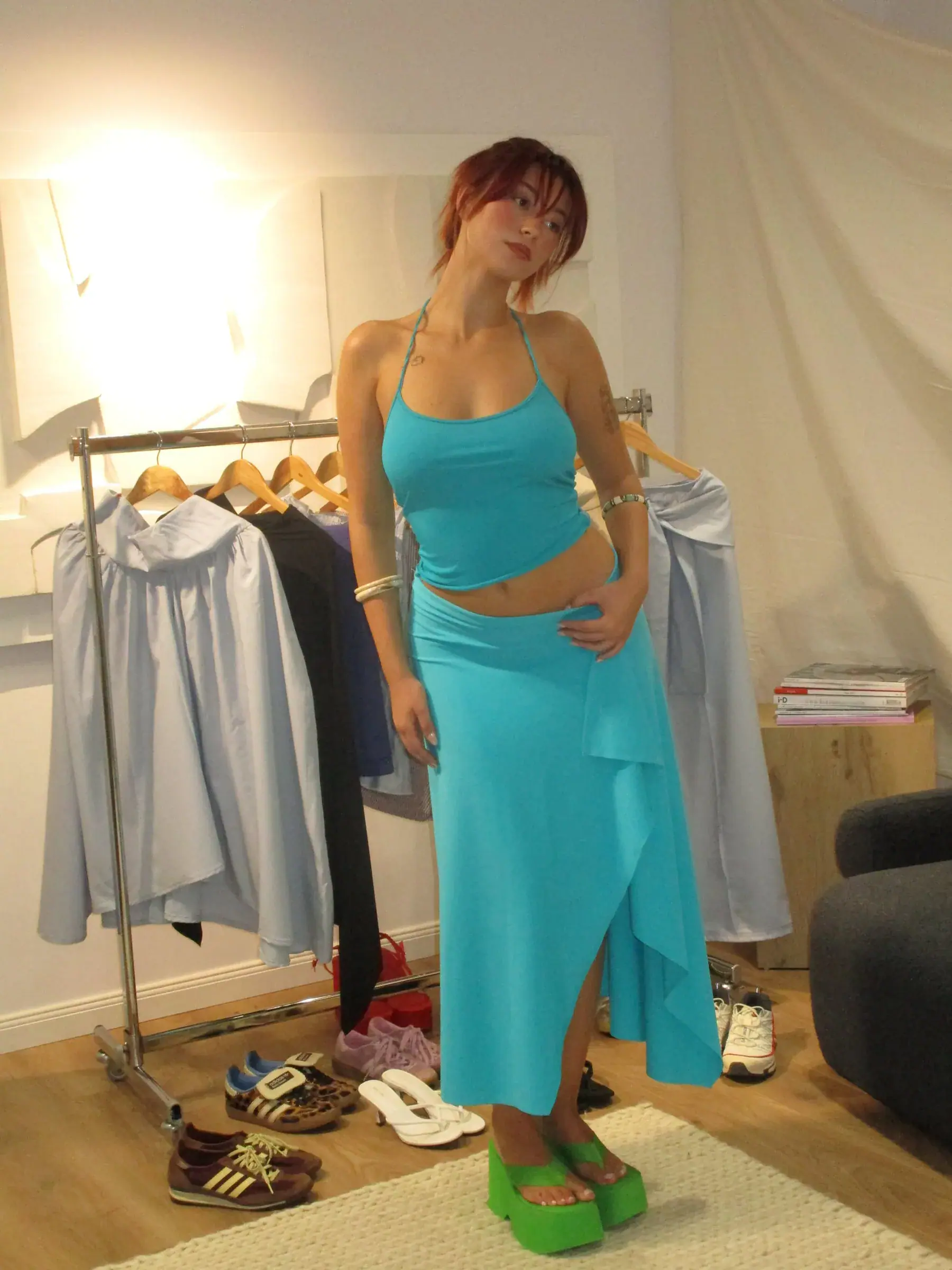 Two-Tone Coral Blue Set image 2