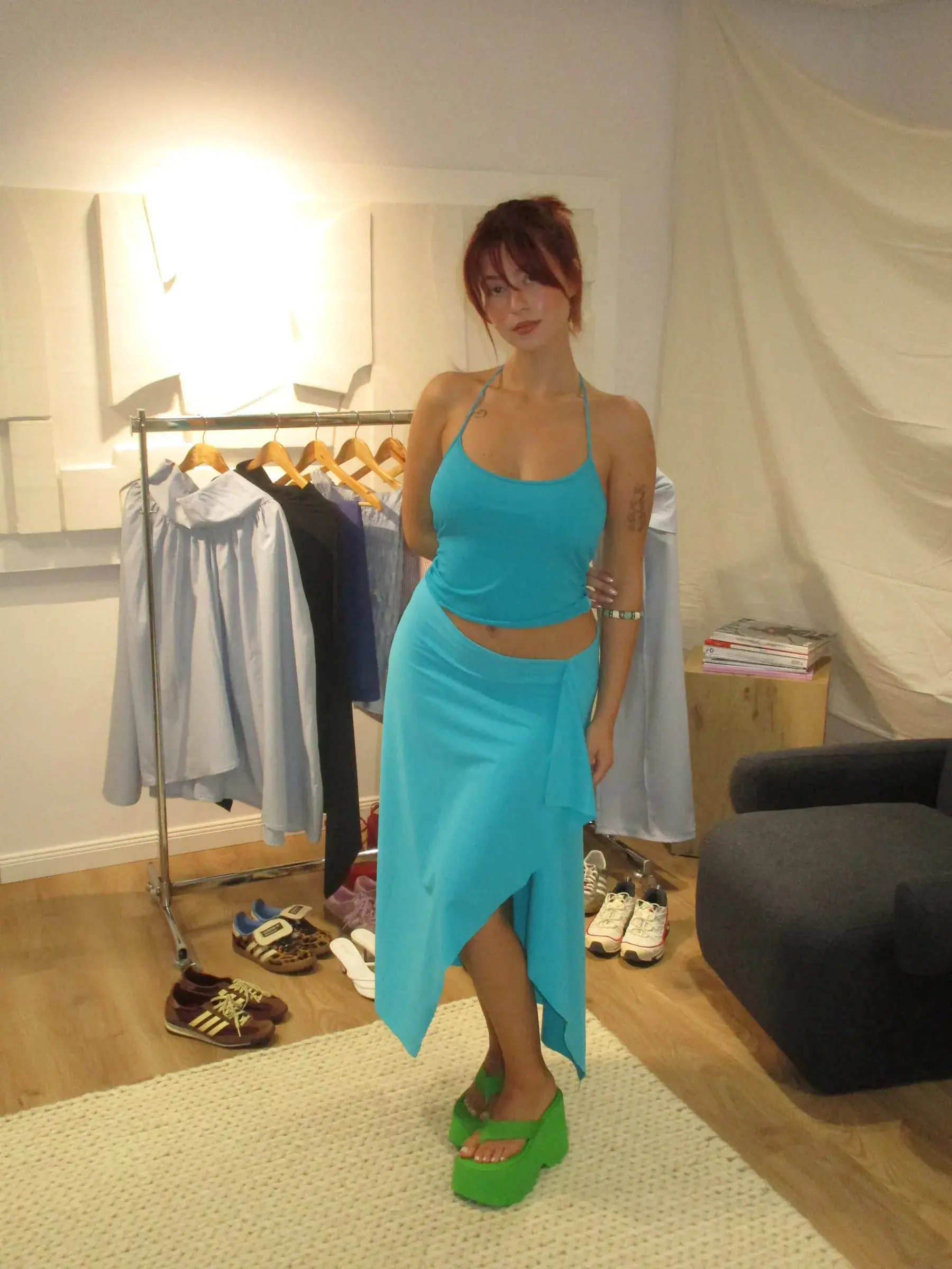 Two-Tone Coral Blue Set image 3